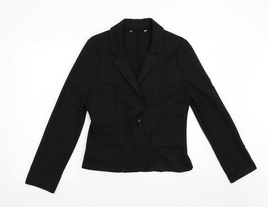 Womens UK Size S Preworn Regular Black Blazer