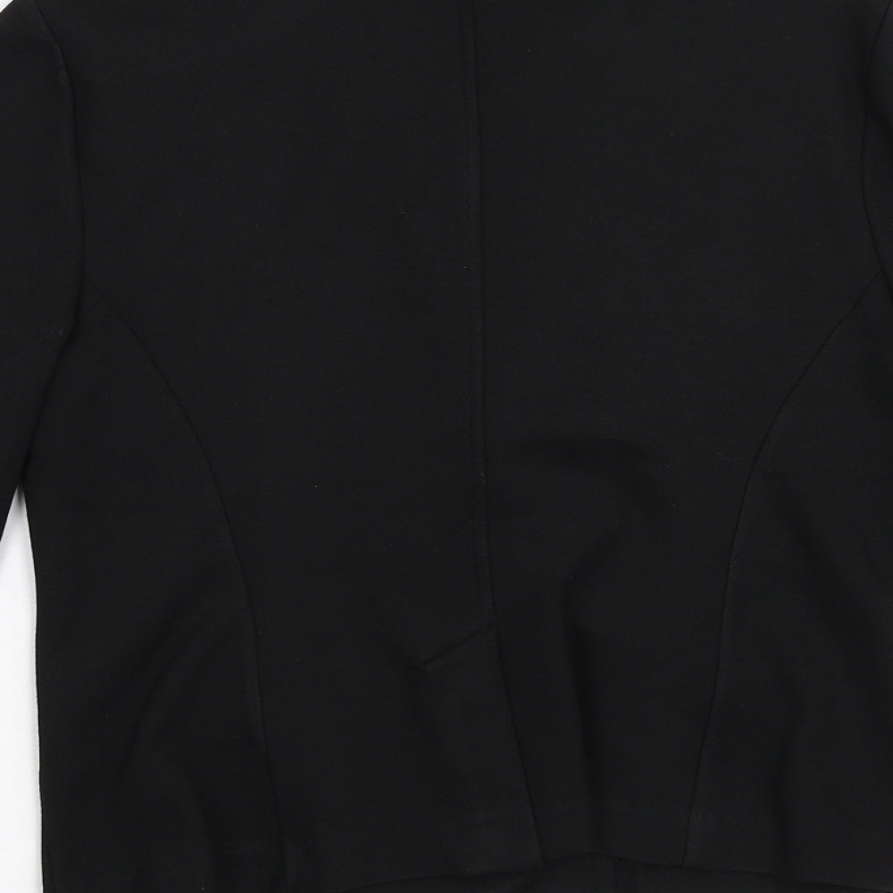 Womens UK Size S Preworn Regular Black Blazer
