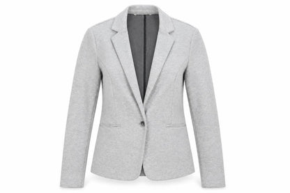 Womens UK Size S Preworn Regular Grey Blazer