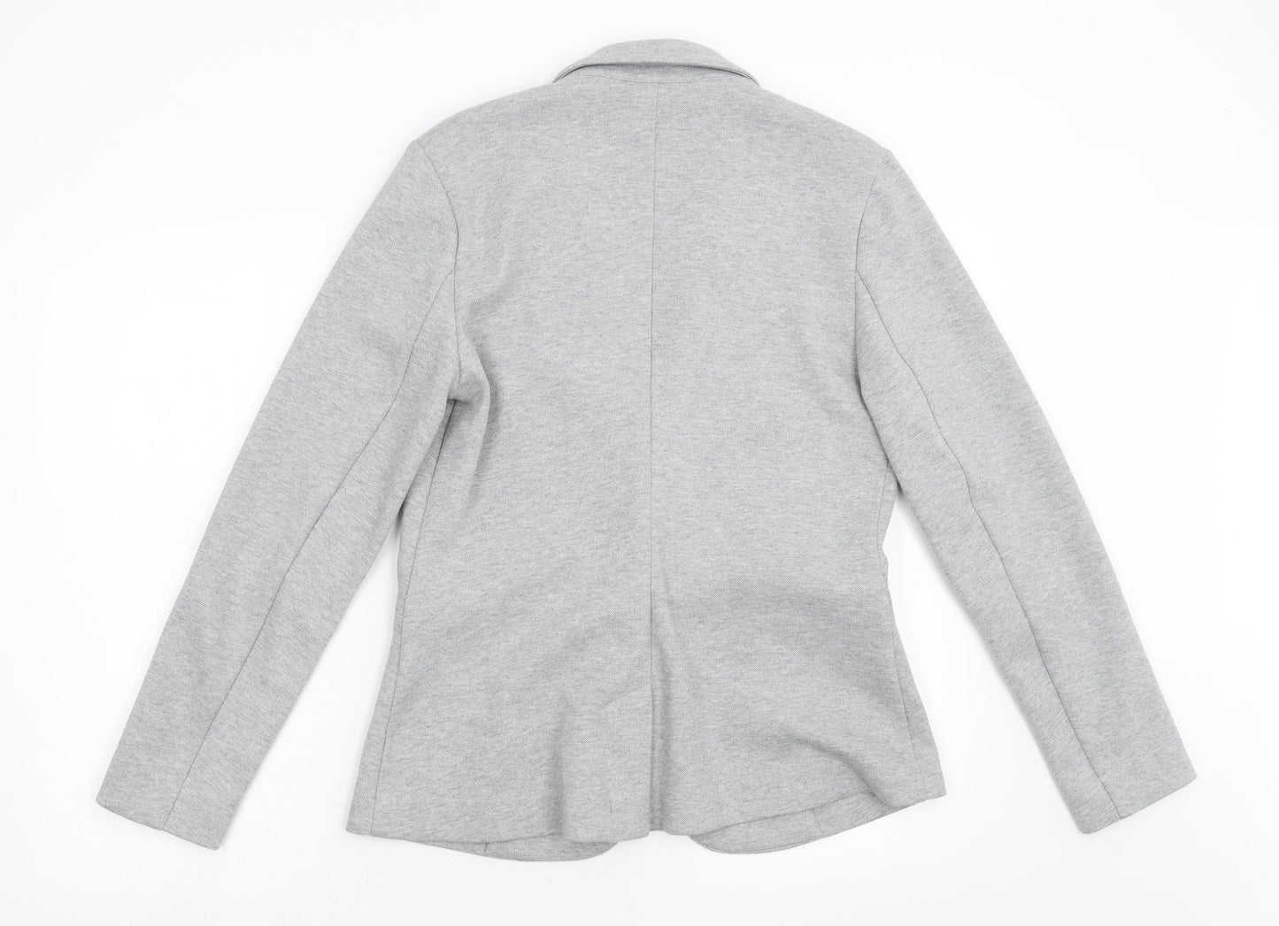 Womens UK Size S Preworn Regular Grey Blazer