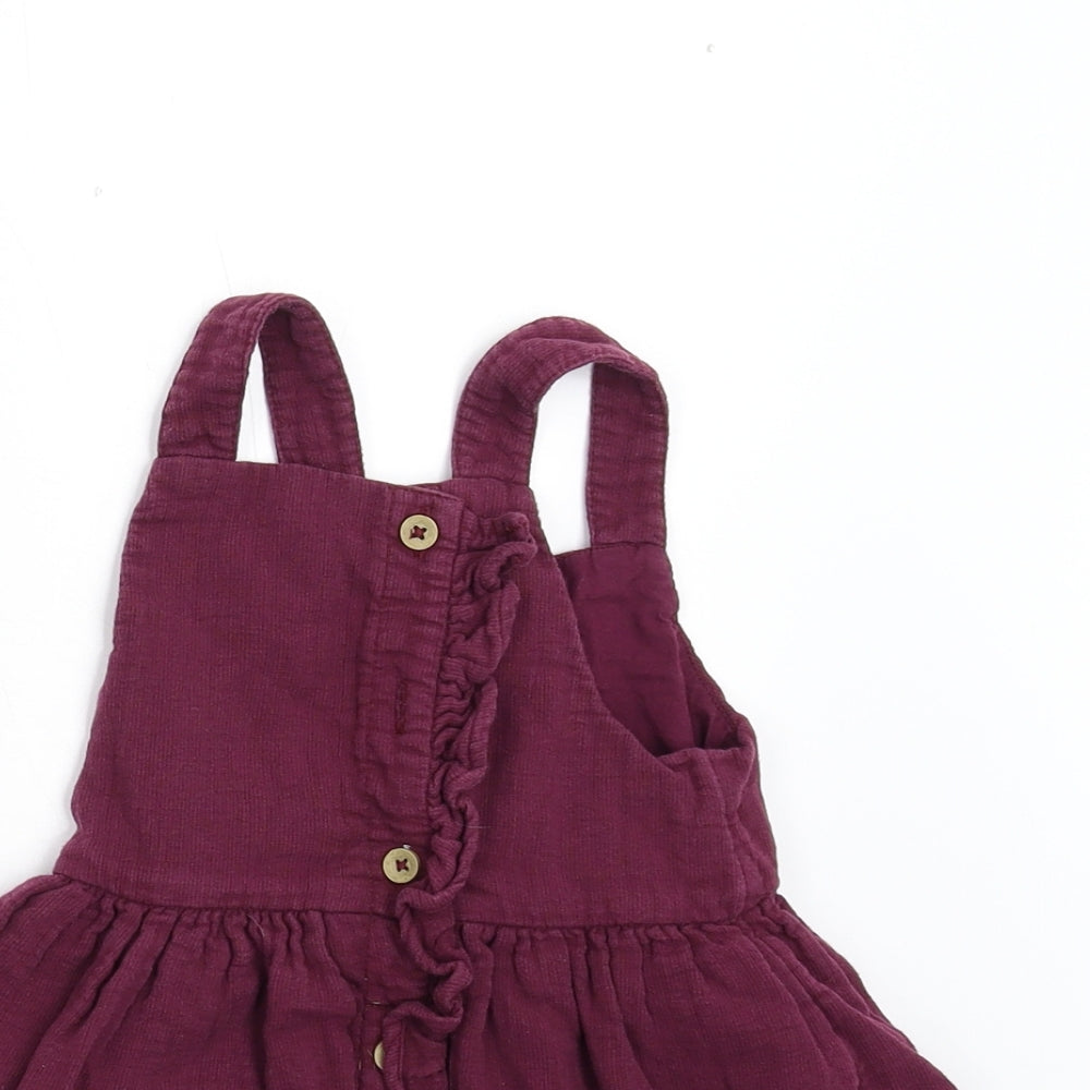 TU Girls Purple  Corduroy Fit & Flare  Size 18 Months