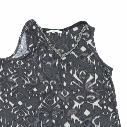 Womens UK Size 12 NEXT Multicoloured Tunic Blouse