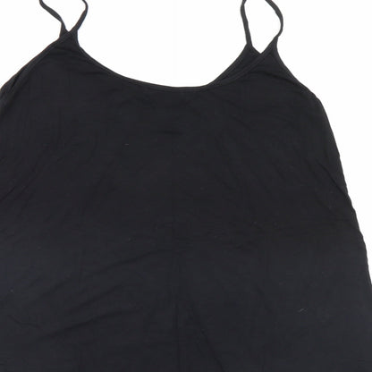Womens UK Size 14 Quiz Black Basic Tank