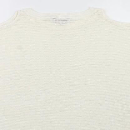 Womens UK Size 12 NEXT White Pullover Jumper