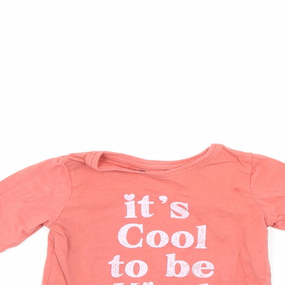 M&Co Boys Red   Pullover Jumper Size 12-18 Months