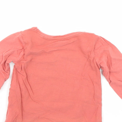 M&Co Boys Red   Pullover Jumper Size 12-18 Months