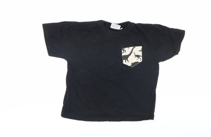 Boronia Boys Black   Basic Polo Size 6 Years