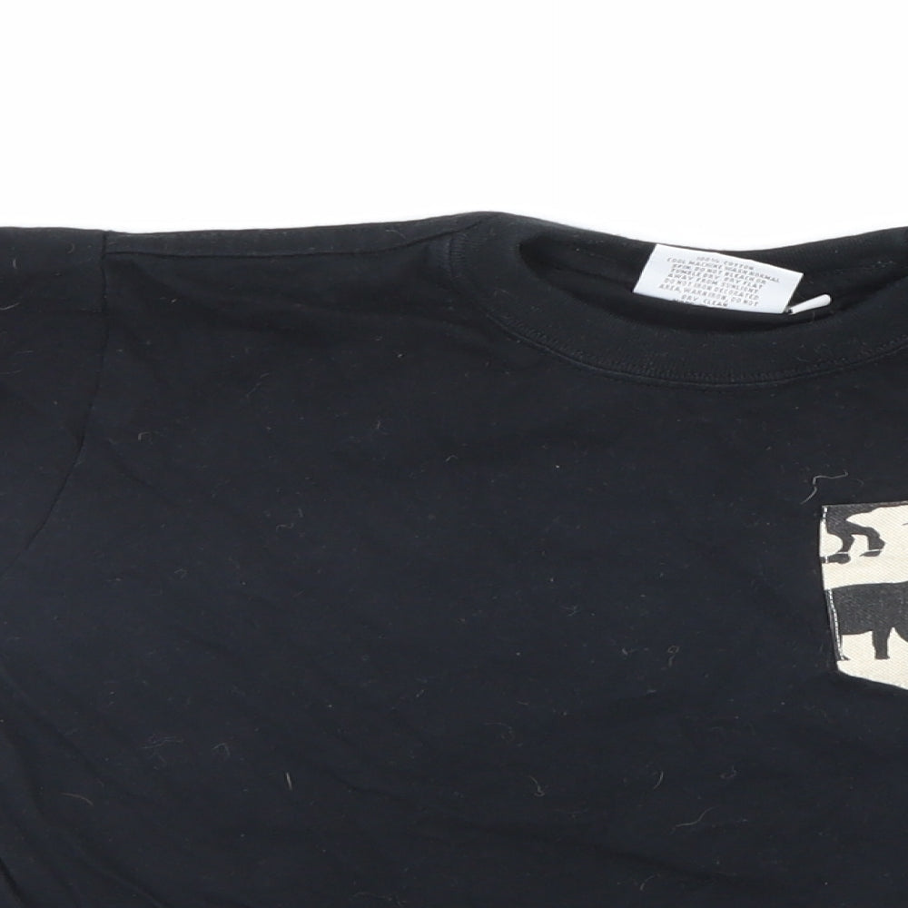 Boronia Boys Black   Basic Polo Size 6 Years