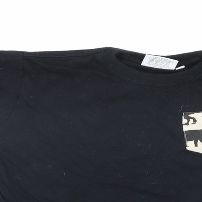 Boronia Boys Black   Basic Polo Size 6 Years