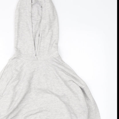 Womens UK Size L FOREVER 21 Grey Shrug Hoodie