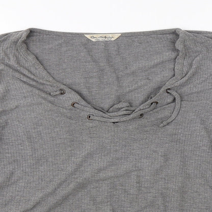 Womens UK Size 16 Miss Selfridge Grey Pullover Jumper