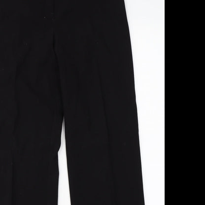 Womens UK Size 12 NEXT Regular Fit Dress Pants Black Trousers