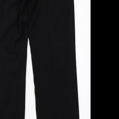Womens UK Size 12 NEXT Regular Fit Dress Pants Black Trousers