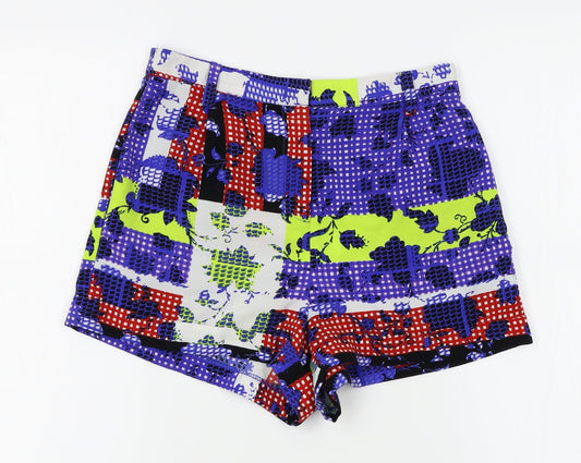 Topshop Womens Blue   Mom Shorts Size 6