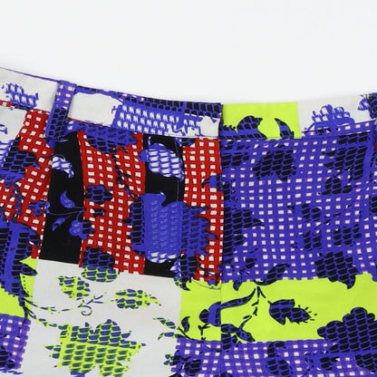 Topshop Womens Blue   Mom Shorts Size 6