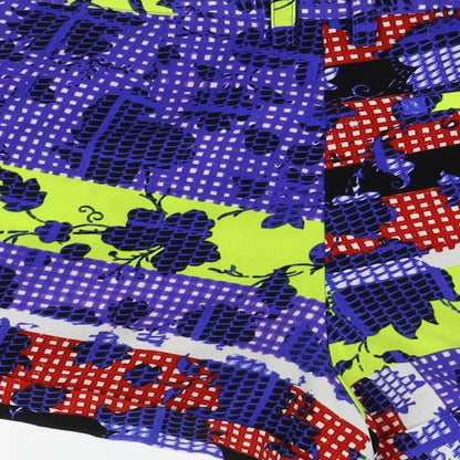 Topshop Womens Blue   Mom Shorts Size 6