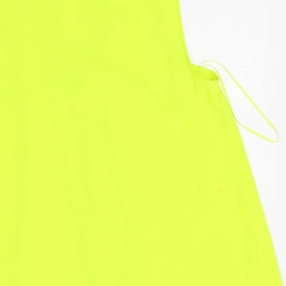 TU Womens Yellow   Basic Blouse Size 12  - iridescent