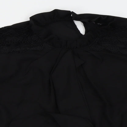 SheIn Womens Black   Basic Blouse Size M