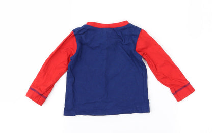 Disney Baby Boys Blue   Pullover T-Shirt Size 6-9 Months  - Mickey Mouse