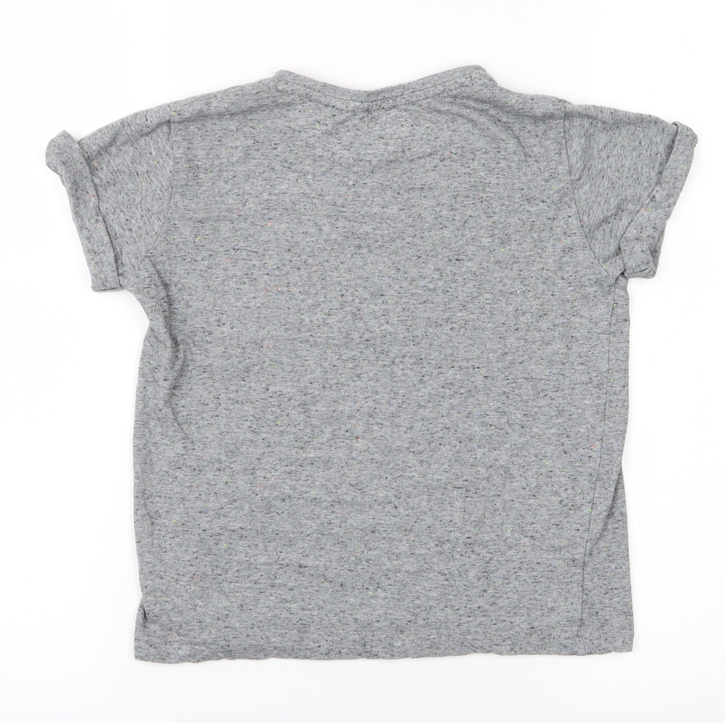 Nutmeg Boys Grey Spotted  Pullover T-Shirt Size 6-7 Years