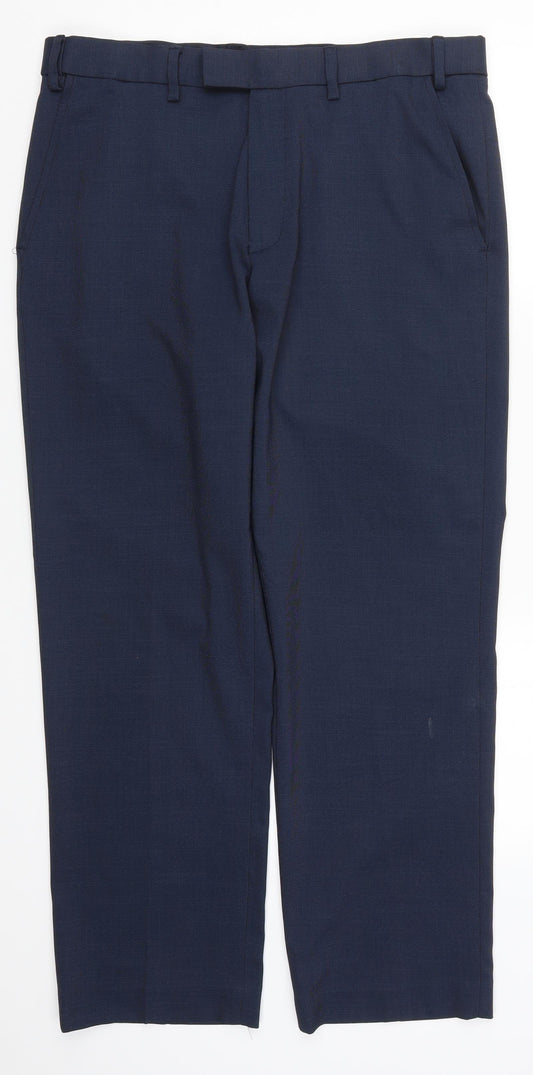 F&F Mens Blue   Trousers  Size 34 L29 in