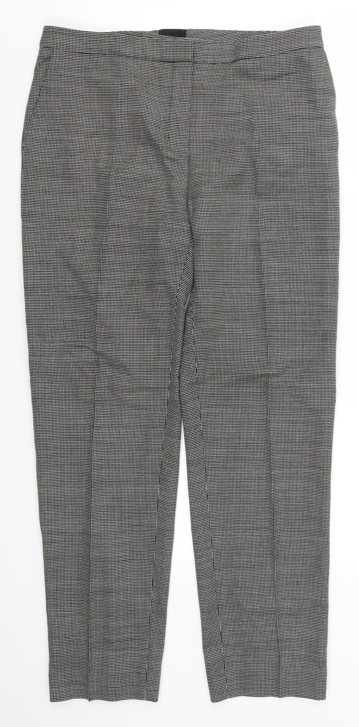 Womens UK Size 32 in Preworn Regular Fit  Grey Trousers