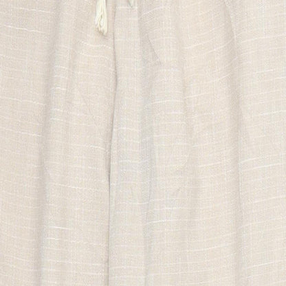 PRETTYLITTLETHING Womens Beige   Trousers  Size 8 L24.5 in