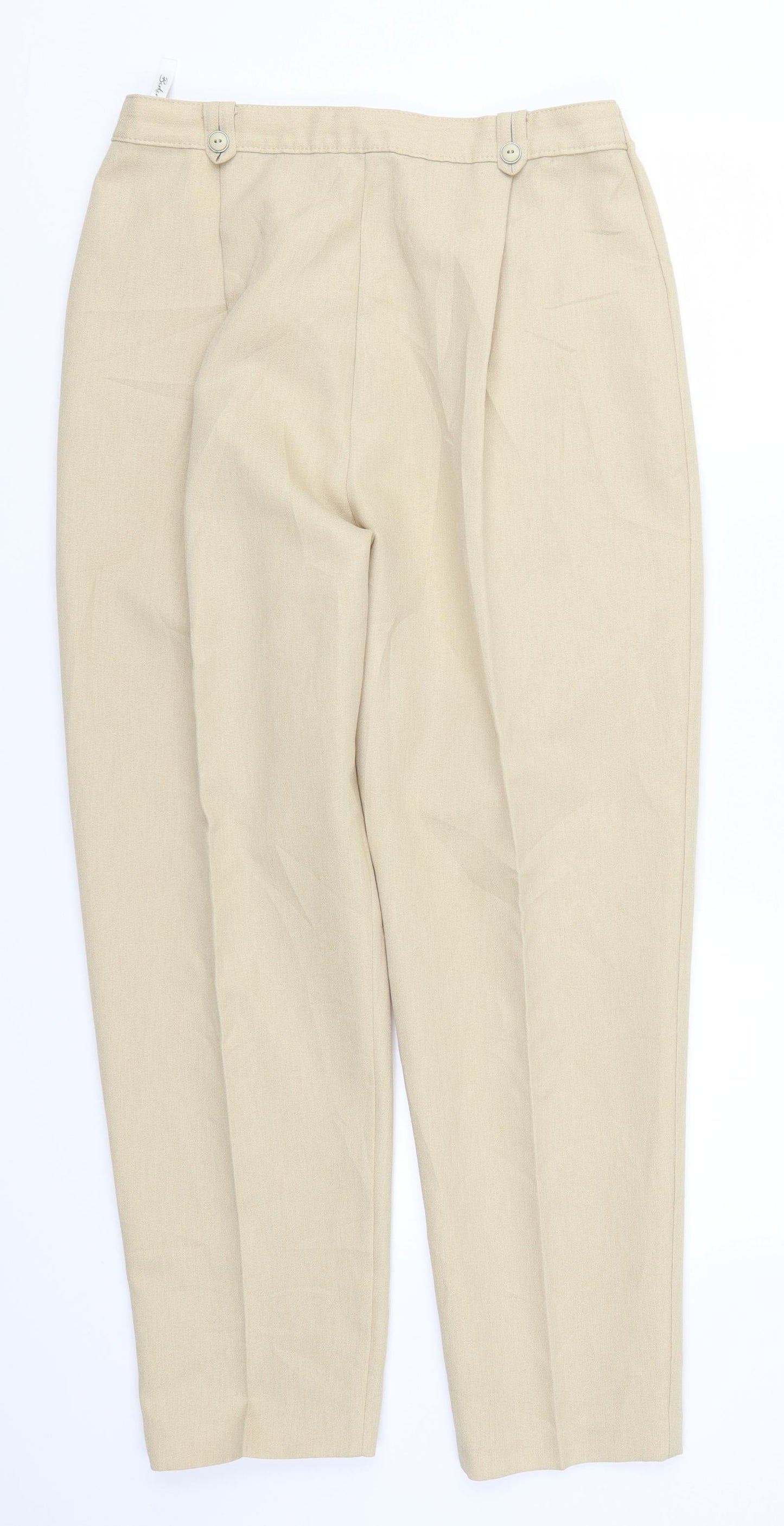 Berkerex Womens Beige   Trousers  Size 14 L27 in