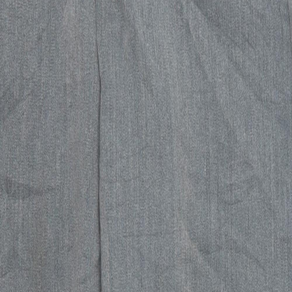 Womens UK Size S Preworn Regular Fit  Grey Trousers