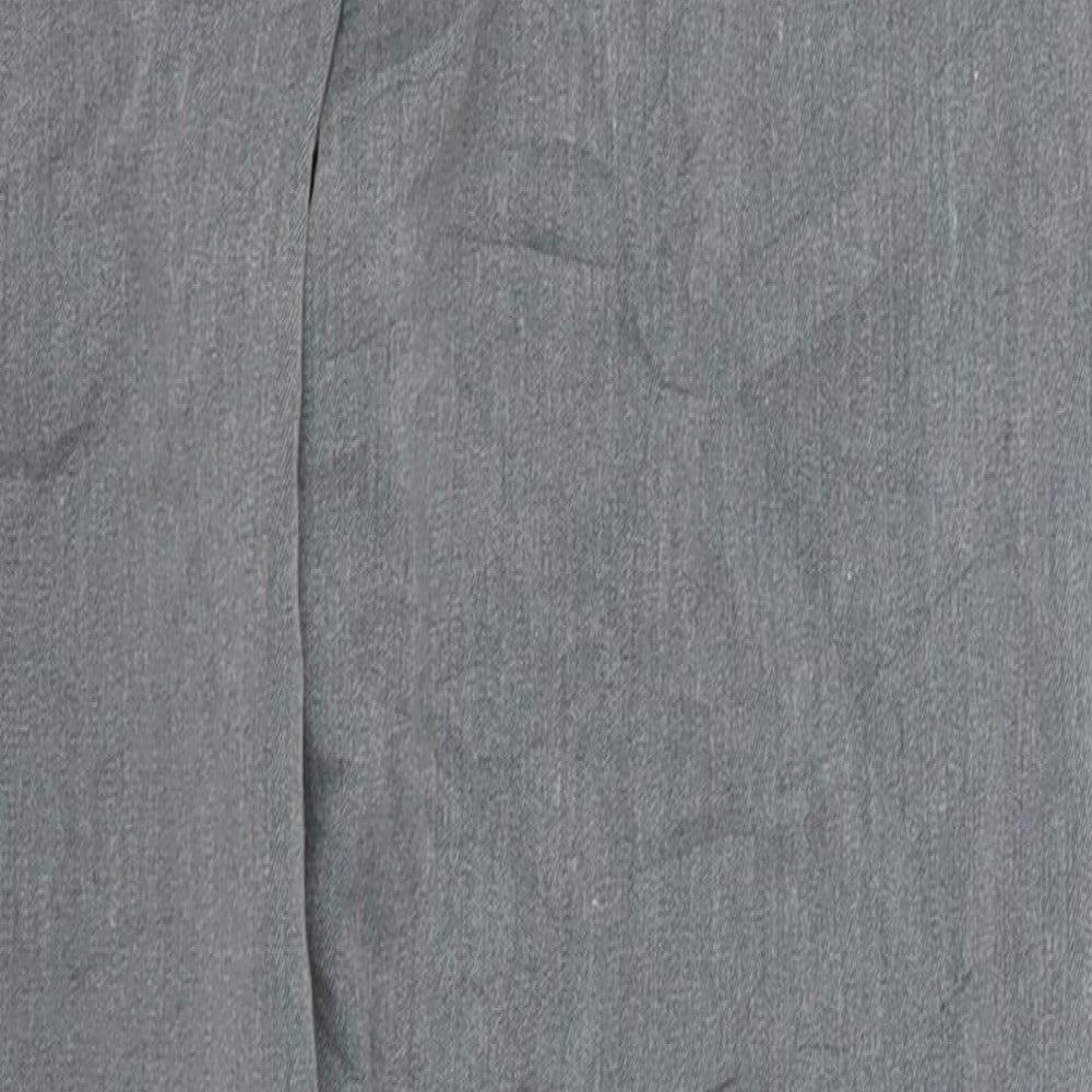 Womens UK Size S Preworn Regular Fit  Grey Trousers