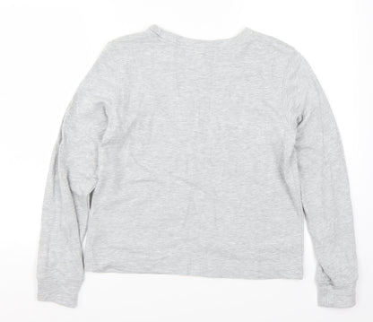 H&M Womens Grey   Pullover Sweatshirt Size XS