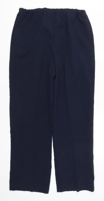 Womens UK Size 29 in Preworn Regular Fit  Blue Trousers