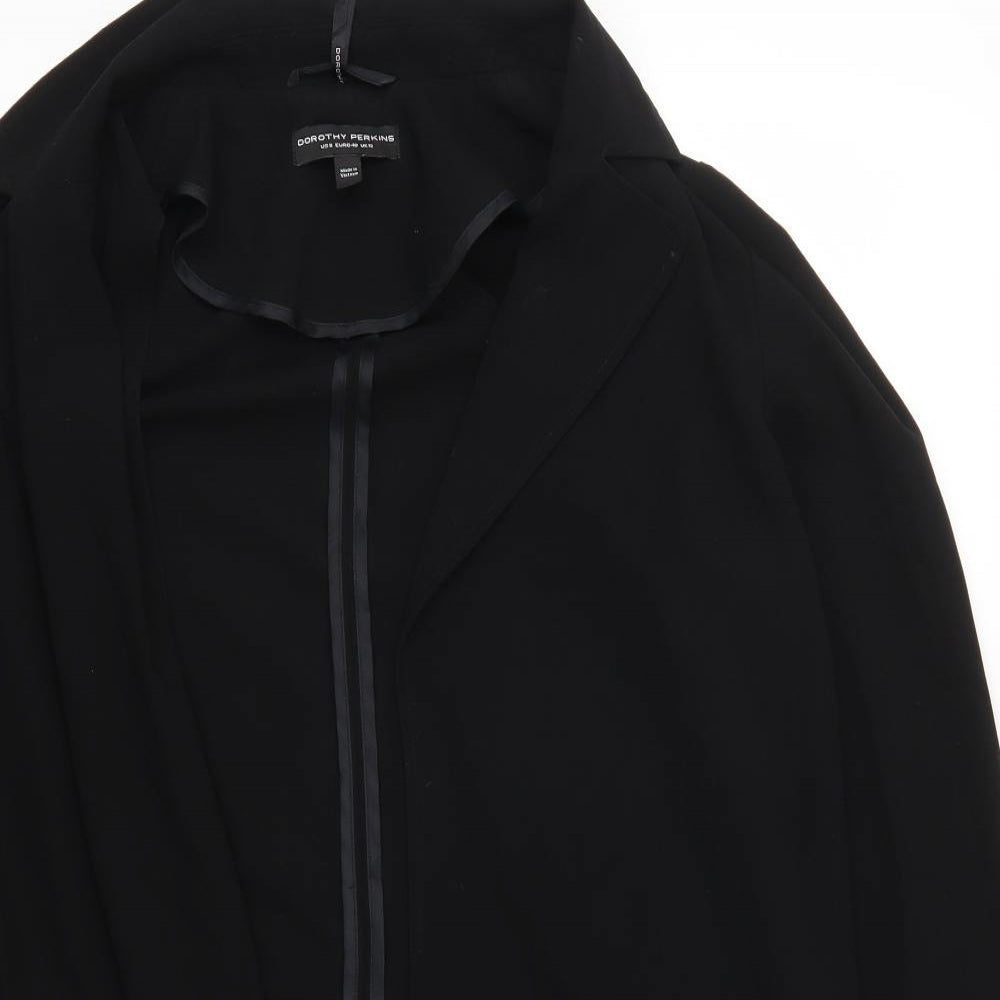Womens UK Size 12 Dorothy Perkins Black Jacket