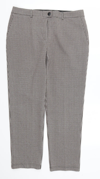 Womens UK Size 14 Papaya Regular Fit  Brown Trousers