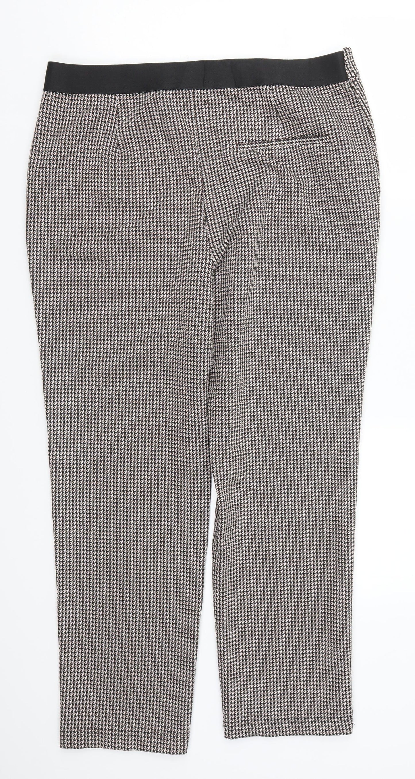 Womens UK Size 14 Papaya Regular Fit  Brown Trousers