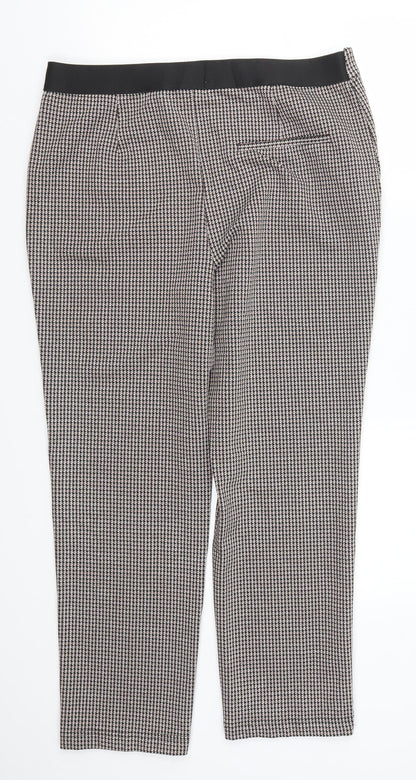 Womens UK Size 14 Papaya Regular Fit  Brown Trousers