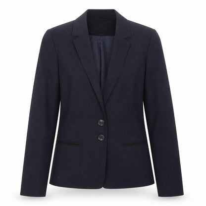 Womens UK Size 10 Papaya Regular Blue Suit Jacket