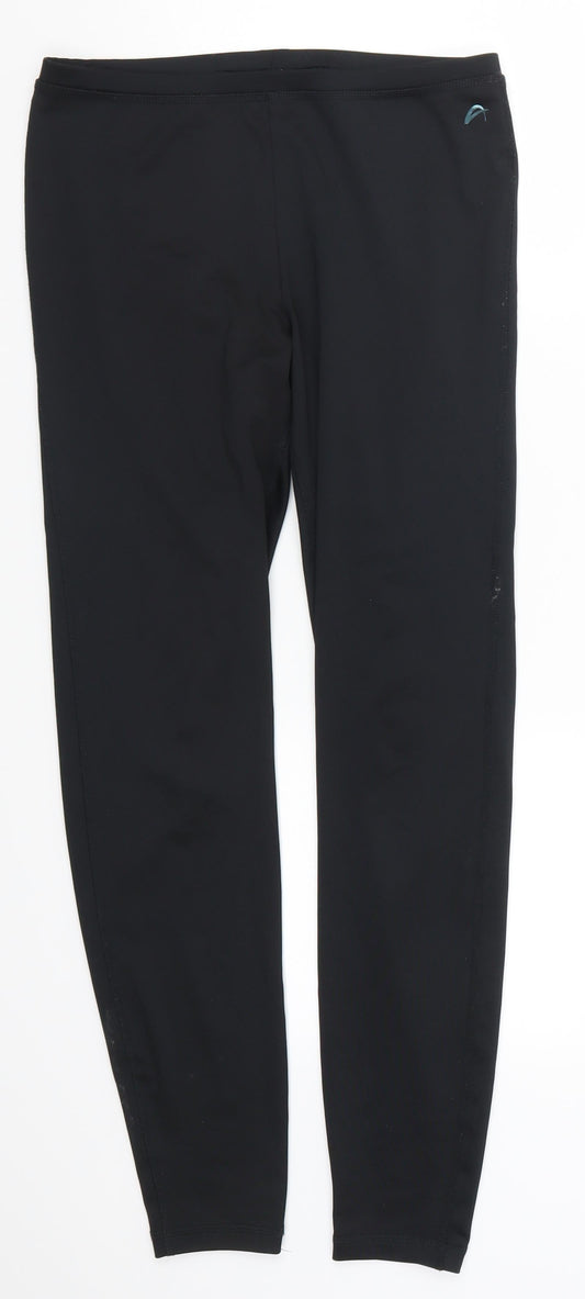 F&F Womens Black   Track Pants Leggings Size 28 in L28 in