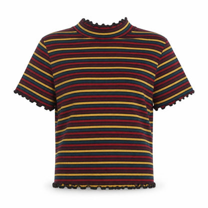 Primark Womens Red Striped  Pullover Jumper Size 6