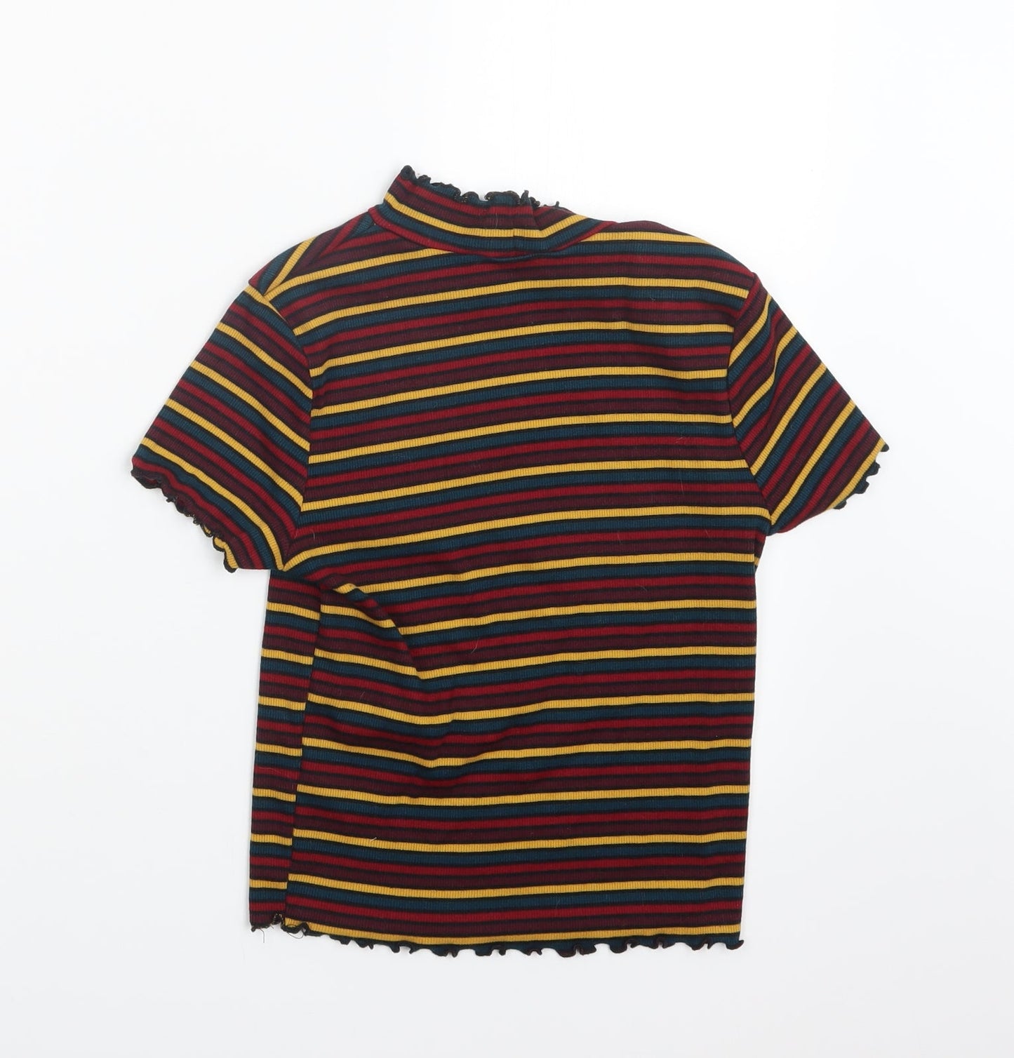 Primark Womens Red Striped  Pullover Jumper Size 6