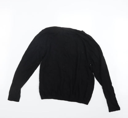 Womens UK Size 6 F&F Black Pullover Jumper
