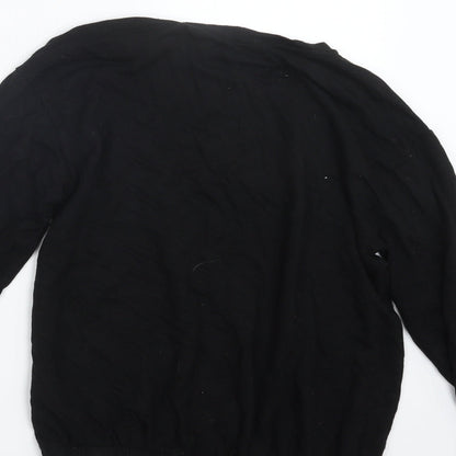 Womens UK Size 6 F&F Black Pullover Jumper