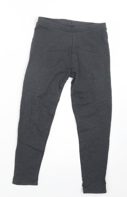 NEXT Girls Grey   Capri Trousers Size 8 Years