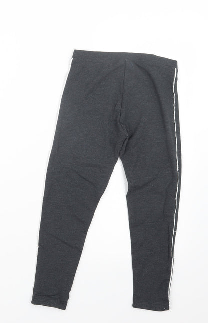 NEXT Girls Grey   Capri Trousers Size 8 Years