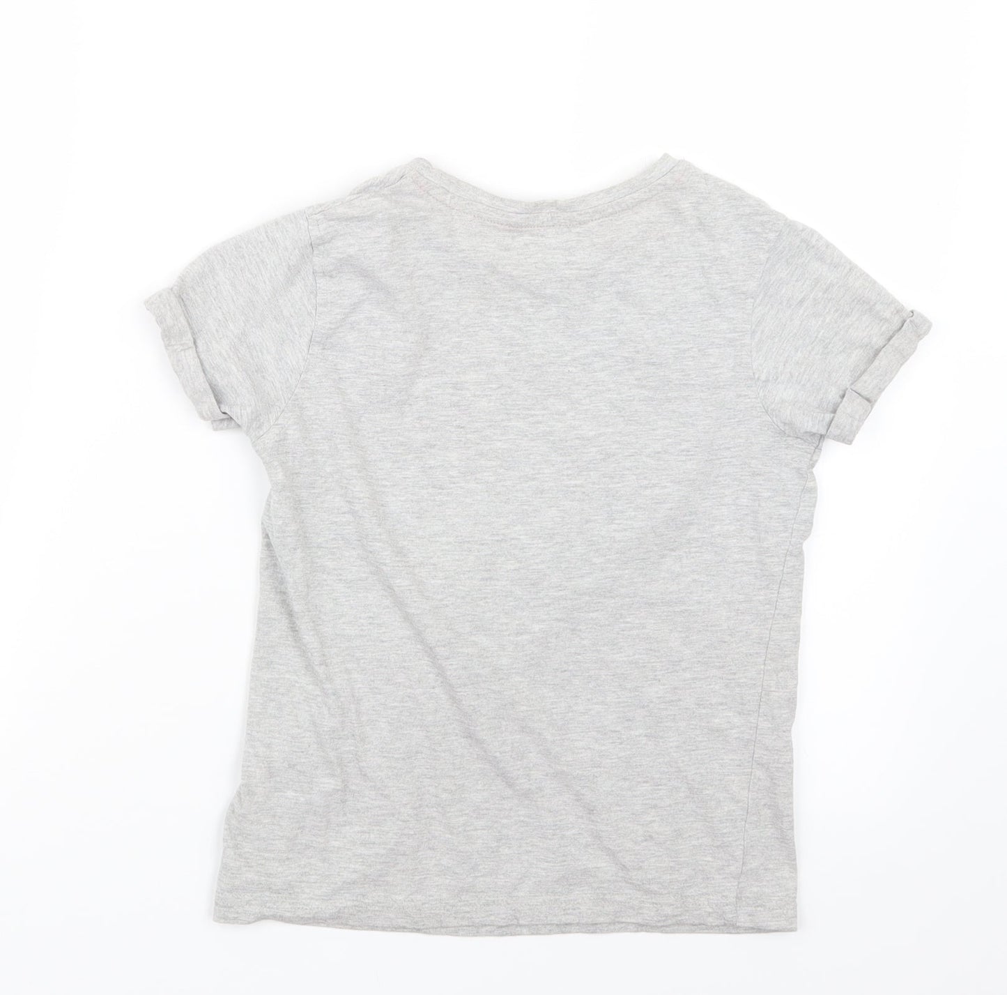 George Boys Grey   Basic T-Shirt Size 9-10 Years