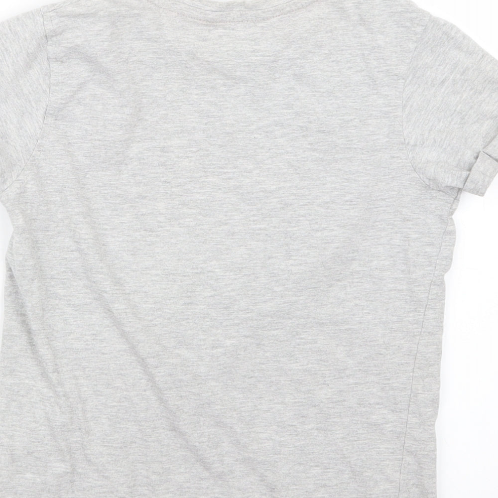 George Boys Grey   Basic T-Shirt Size 9-10 Years