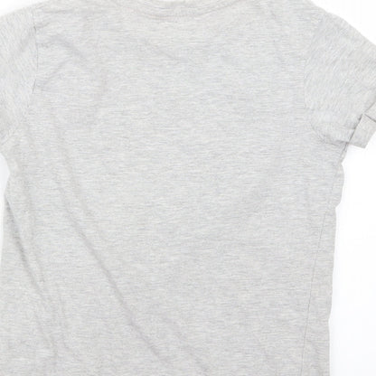 George Boys Grey   Basic T-Shirt Size 9-10 Years