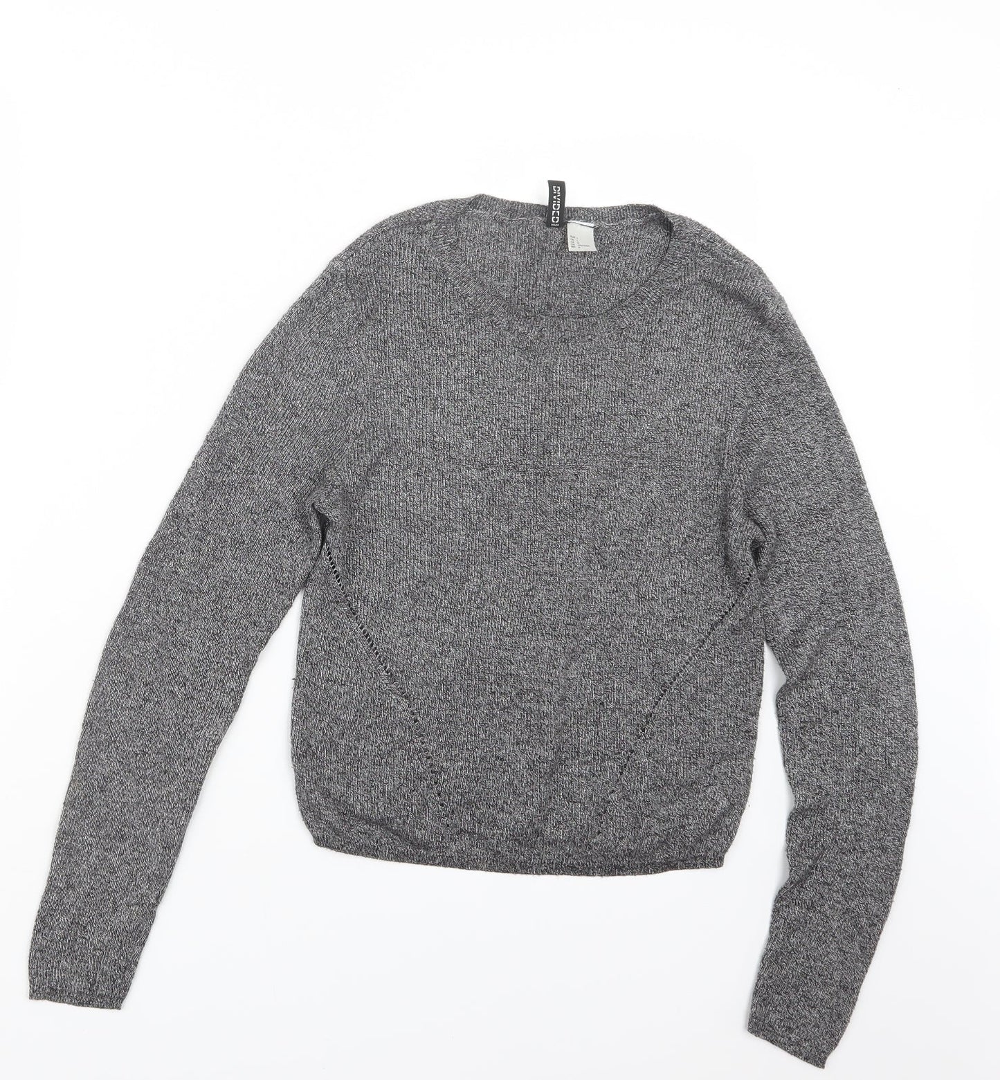 Divided by H&M Womens Grey  Knit Pullover Jumper Size L