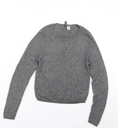 Divided by H&M Womens Grey  Knit Pullover Jumper Size L