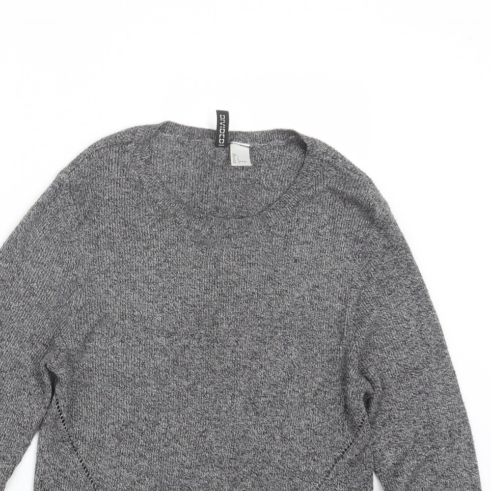 Divided by H&M Womens Grey  Knit Pullover Jumper Size L